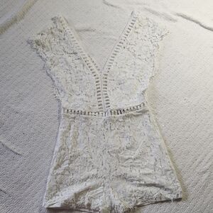 Elegant Lace Romper